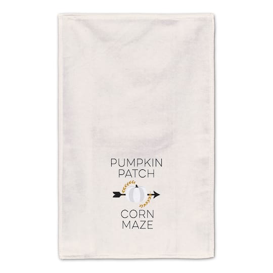 Pumpkin Patch Corn Maze Tea Towel Set